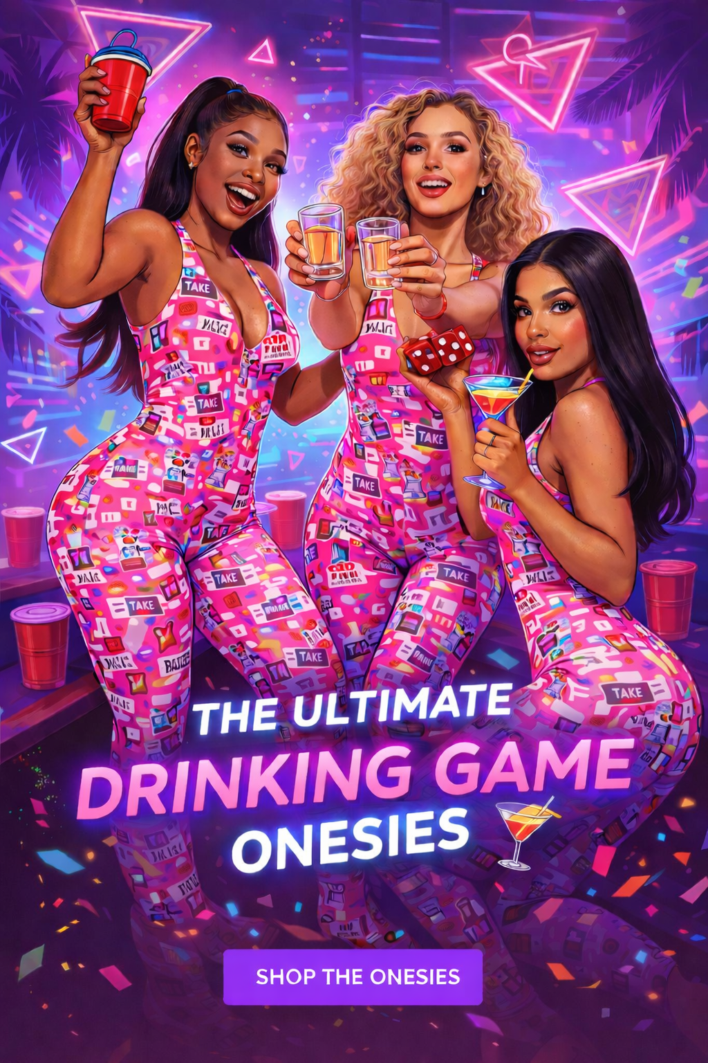 The Ultimate Drinking Game Onesie